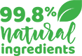 99% Natural Ingredients